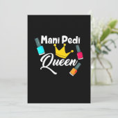 Invitation Reine Artiste Ongles (Debout devant)