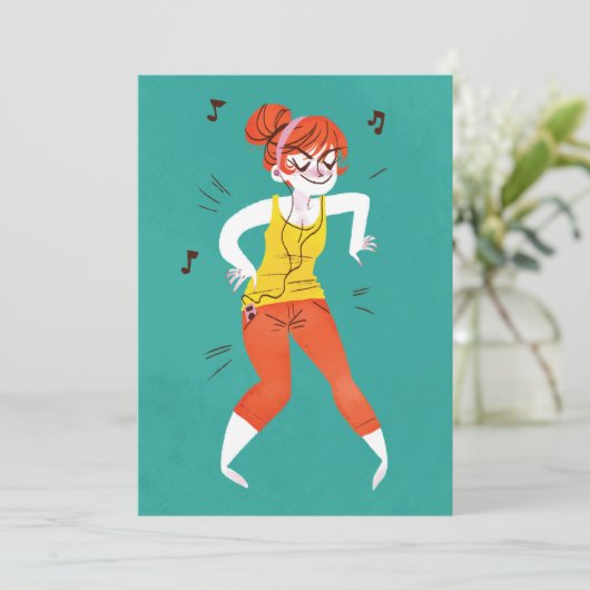 Invitation Reine dansante (Debout devant)