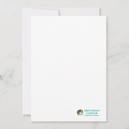 Invitation Reine dansante (Dos)