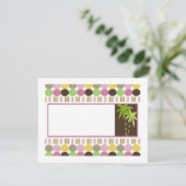 Invitation Reine de l'invitation de baby shower de jungle (Debout devant)