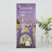 Invitation Reine de Thumbelina de l'invitation de fleurs (Debout devant)