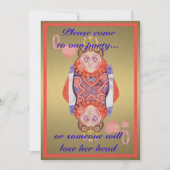 Invitation Reine des Coeurs (Devant)