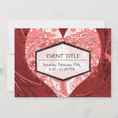 Invitation Reine des Coeurs (Dos)