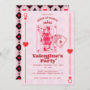Invitation Reine des Coeurs Saint-Valentin