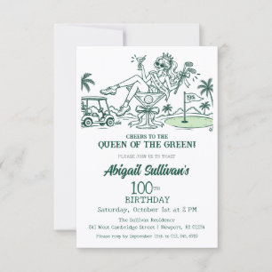 Invitation Reine du Golf Vert pour son 100e Anniversaire abor