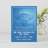 Invitation Reine Elizabeth II 1926-2022 (Debout devant)