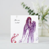 Invitation REINE GUINEVERE, Champagne Metallic (Debout devant)