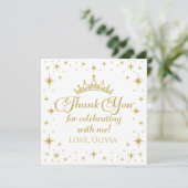 Invitation Reine Princesse Merci (Debout devant)