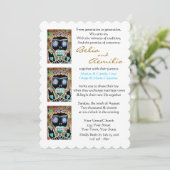 Invitation Reine Vaudou d'invitation de mariage Ange Crâne de (Debout devant)