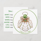 Invitation Rejoice in Hope - Noël Angel de l'espoir (Devant / Derrière)