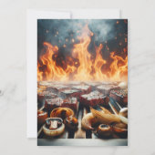 Invitation Rejoignez Chef Bbq Japonais Sushi Hibachi 30e anni (Dos)