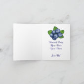 Invitation Rejoignez la récolte de la Journée du bleuet (Intérieur)