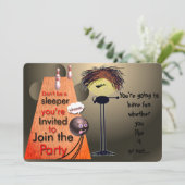 Invitation Rejoignez l'invitation de bowling de la fête (Debout devant)