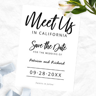 Invitation Rejoignez-Nous À La Destination Mariage Épargnez L