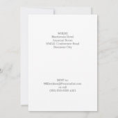 Invitation Rejoignez-nous aux affaires de conférence annuelle (Dos)