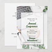 Invitation Rejoignez-nous aux affaires de conférence annuelle (Devant / Derrière)