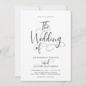 Invitation Rejoignez-nous | Élégant Mariage photo (Dos)