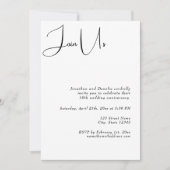 Invitation Rejoignez-nous minimaliste (Devant)