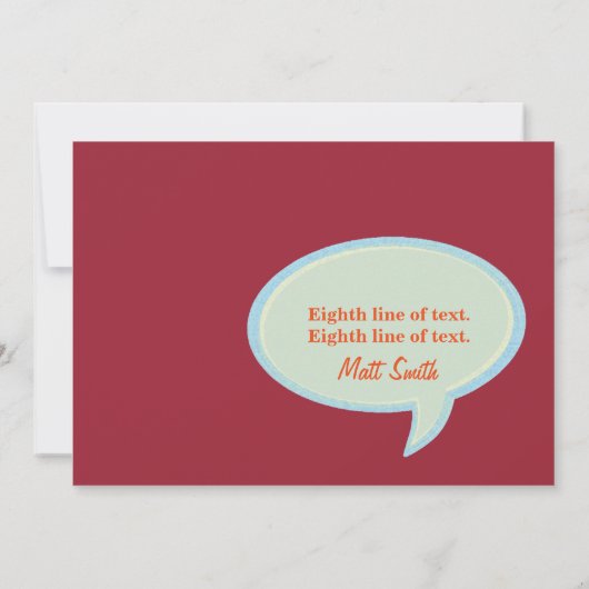 Invitation Rejoignez-nous pour (Dos)