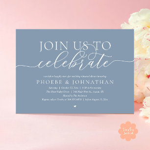 Invitation Rejoignez-Nous Pour Célébrer, Dîner De Répétition 