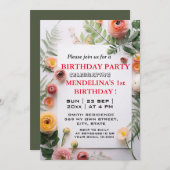 Invitation Rejoignez-nous pour célébrer la première année du  (Devant / Derrière)