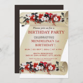 Invitation Rejoignez-nous pour célébrer notre joyeux annivers (Devant / Derrière)