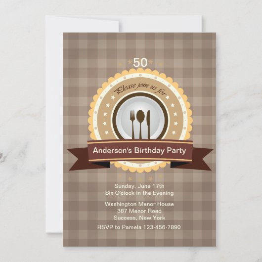 Invitation Rejoignez-Nous Pour...Invitation (Devant)