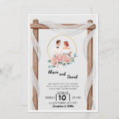 Invitation Rejoignez-nous pour la célébration Mari (Devant / Derrière)