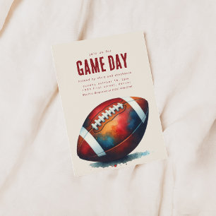 Invitation Rejoignez-Nous Pour La Fête De Football De Jour