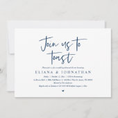 Invitation Rejoignez-nous pour trinquer, Dîner de répétition  (Devant)