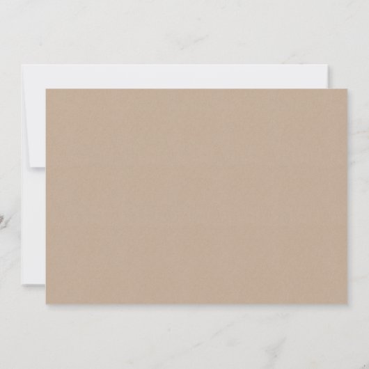 Invitation Rejoignez-nous pour trinquer, Rustic Kraft Rehears (Dos)