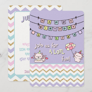 Invitation Rejoignez-nous pour un plaisir LOTL ! Anniversaire