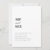 Invitation Rejoignez-nous pour un Sip et voir l'invitation de (Devant)