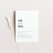 Invitation Rejoignez-nous pour un Sip et voir l'invitation de