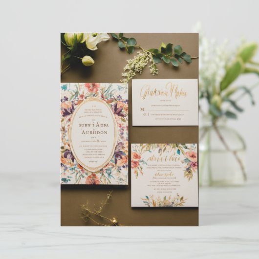 Invitation "Rejoignez-nous pour une célébration mémorable" (Debout devant)