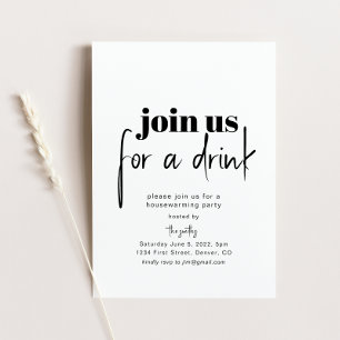 Invitation Rejoignez-nous pour une fête de pendaison de créma