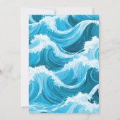 Invitation Rejoignez-nous pour une fête de requin mordant (Dos)