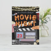 Invitation Rejoignez-nous pour une soirée cinéma (Debout devant)