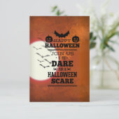 Invitation Rejoignez-Nous Si Vous Osez Une Peur D'Halloween (Debout devant)