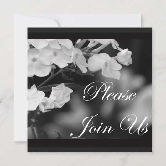 Invitation Rejoignez-nous s'il vous plaît (Devant)