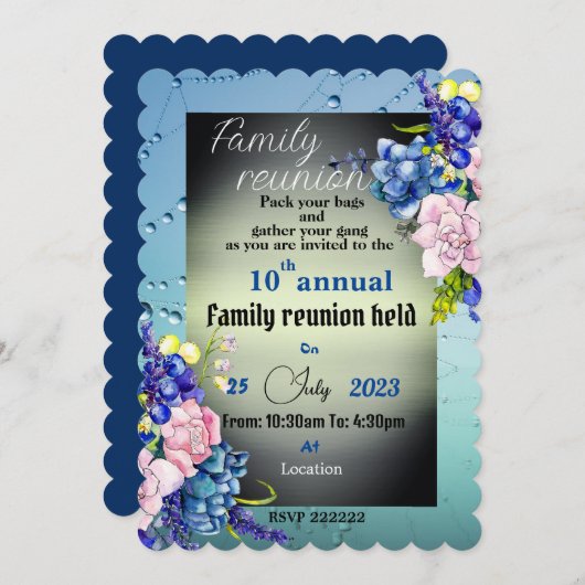 Invitation Rejoindre l'invitation (Devant / Derrière)