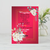 Invitation Rejoindre l'invitation (Debout devant)