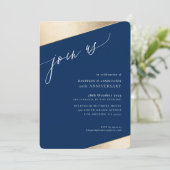 Invitation REJOINDRE US calligraphie classe de l'or de la mar (Debout devant)