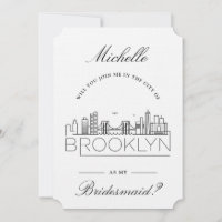 Rejoins-moi à Brooklyn | Demande de fête de mariag