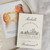 Rejoins-moi à Pittsburgh | Demande de fête de mari
