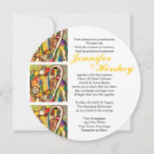 Invitation Réjouir Dans La Torah (arrondi) (Devant)