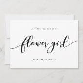 Invitation Relax Script Veux-tu être ma demoiselle d'honneur (Devant)