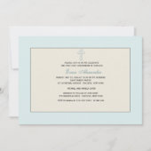 Invitation religieuse bleue (Devant)