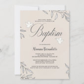 Invitation religieuse botanique fidèle (Devant)