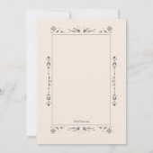 Invitation religieuse classique (Dos)